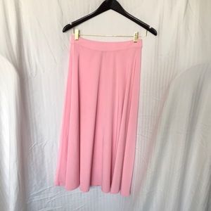 Baby pink long skirt